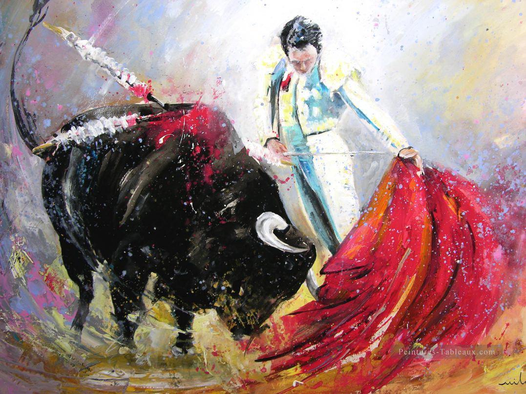 Bull combat impressionnistes Peintures à l'huile